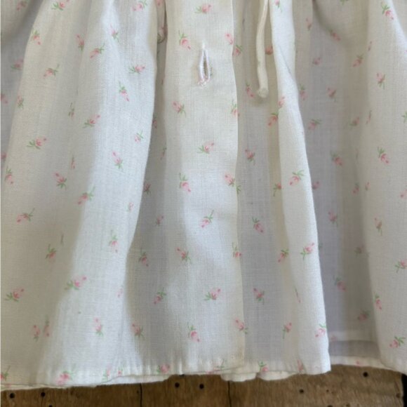 Charming White and Pink Kids Blouse - Picture 3 of 4